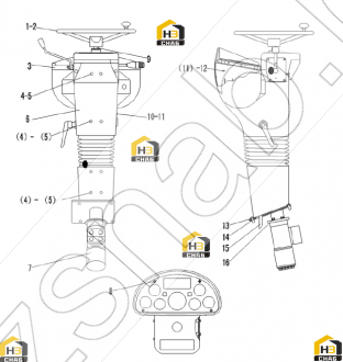 STEERING COLUMU LG20-ZXZ-11