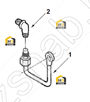 ELBOW, MALE ADAPTER C3976036