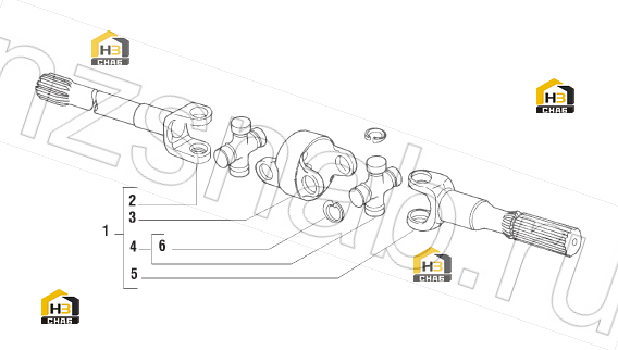 Half shaft (wheel side)