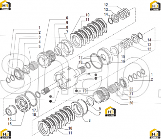 Clutch plate lockring