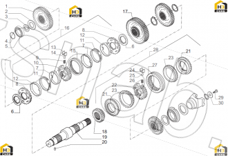 Shim 0.30 mm.