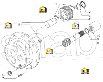 Needle bearings (by tens)