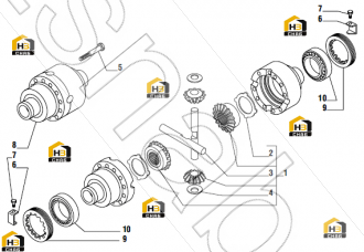 Diff. drive plate