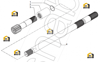 Half shaft L=719