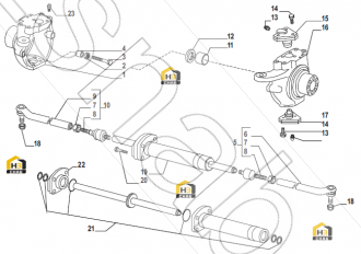 Steering arm assy RH