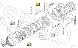 Wheel carrier RH