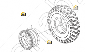 Tyre14.00-25-36pr