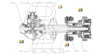 Axle housing (Rear)