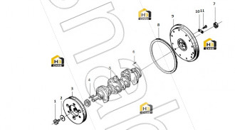 Flywheel bolt