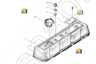 Rubber isolation bushing