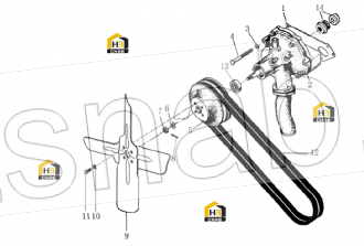 Water pump assy