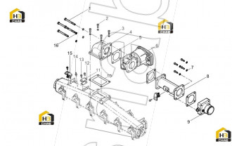 Mixer Intake Pipe