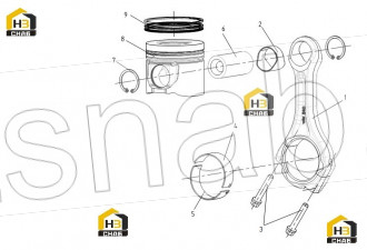 Connecting rod bolt         