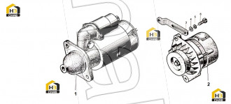 Starting motor assembly