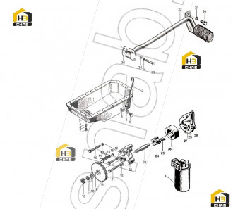 Oil inlet pipe