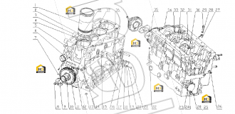 Camshaft end cover gasket