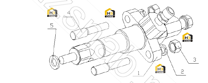 Nozzle matching parts