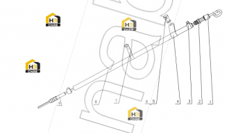 Oil level indicator weldment