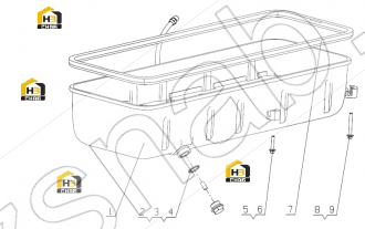 Oil sump hook