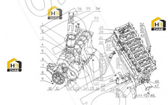 Oil fill port cover parts