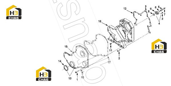 HOUSING,TIMING PIN