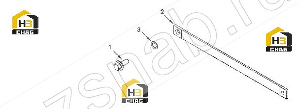 SCREW, HEX FLANGE HEAD CA