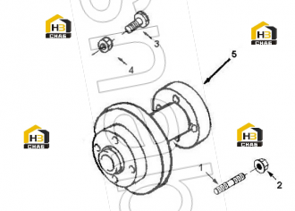 NUT，HEXAGON FLANGE