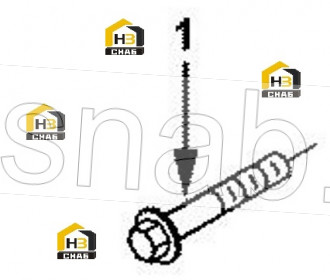 SCREW,HEX FLANGE HEAD CA