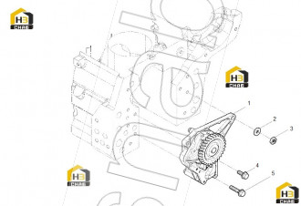 Hexagon flange screw