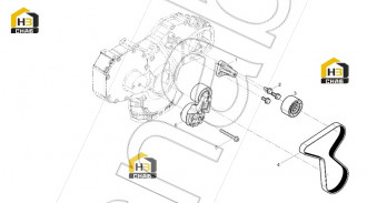 Hexagon flange screw