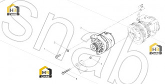 Hexagon flange screw