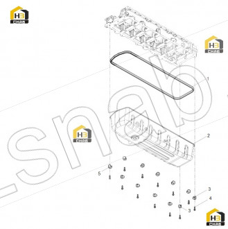 Hexagon flange screw