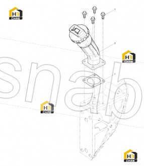 Hexagon flange screw