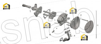 Oil pump housing