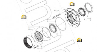 Crown gear Z=60