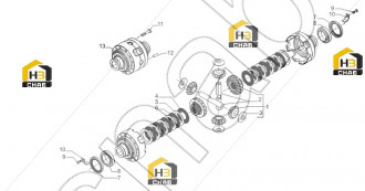 Differential housing