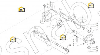 Swivel housing RH