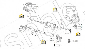 Steering arm assy LH