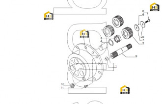 Thrust washer 60x11x3