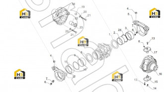 LH Swivel housing