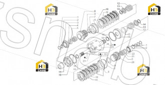 Spacer 68x45x105