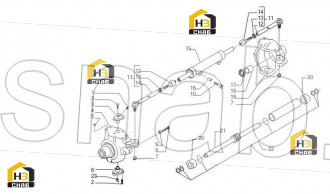 SWIVEL HOUSING KING PIN 