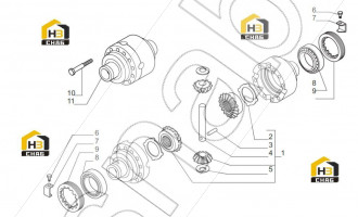 Differential housing