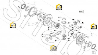 Doff. housing cover