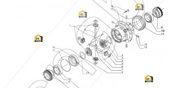 Diff. drive plate