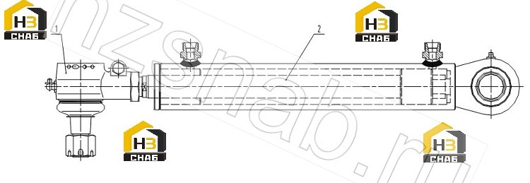 FRONT STEERING CYLINDER