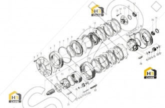 Clutch Spacing Bracket Ass.