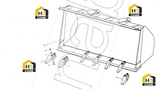 Зуб ковш-лопаты