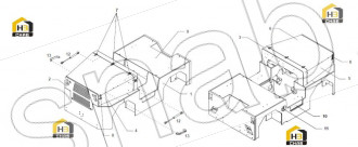 BRACKET FOR GAS SPRING