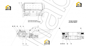 Rear anti-fog lamp assembly